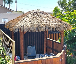 8x8 Palmex Tiki Hut